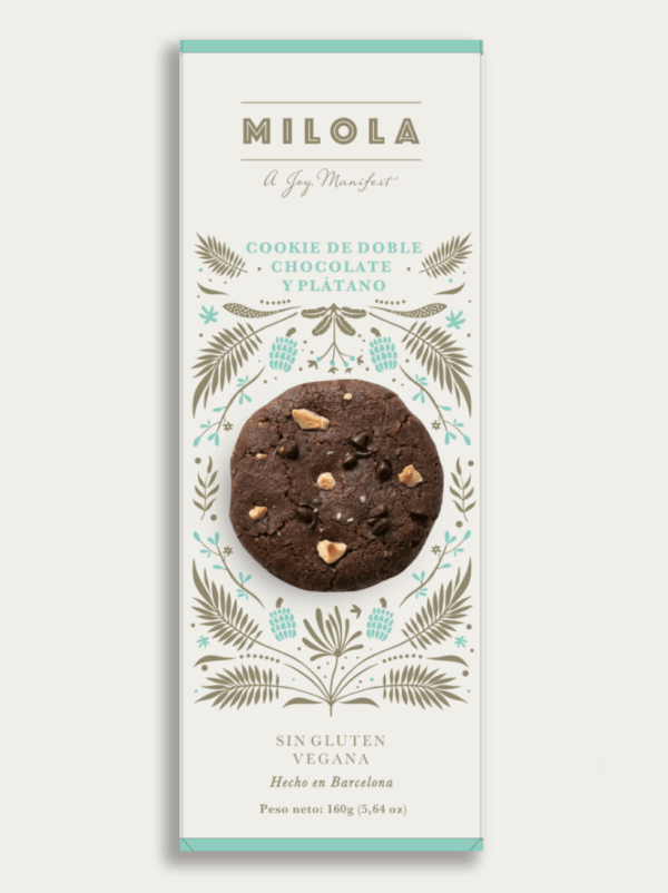 Galletas Milola Doble Chocolate y Plátano 140g